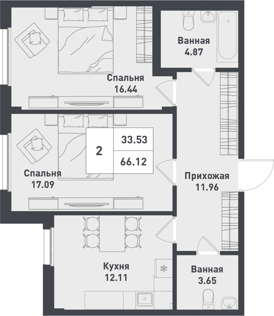 План квартиры №3